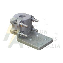 Aluminium substation terminal lug - Tube to flat palm at right angles
